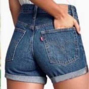 Levi's Blue Jean Shorts for Women